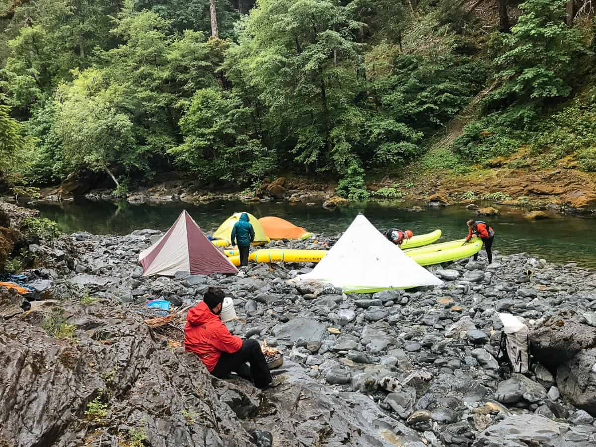 Camping at Chetco Bar