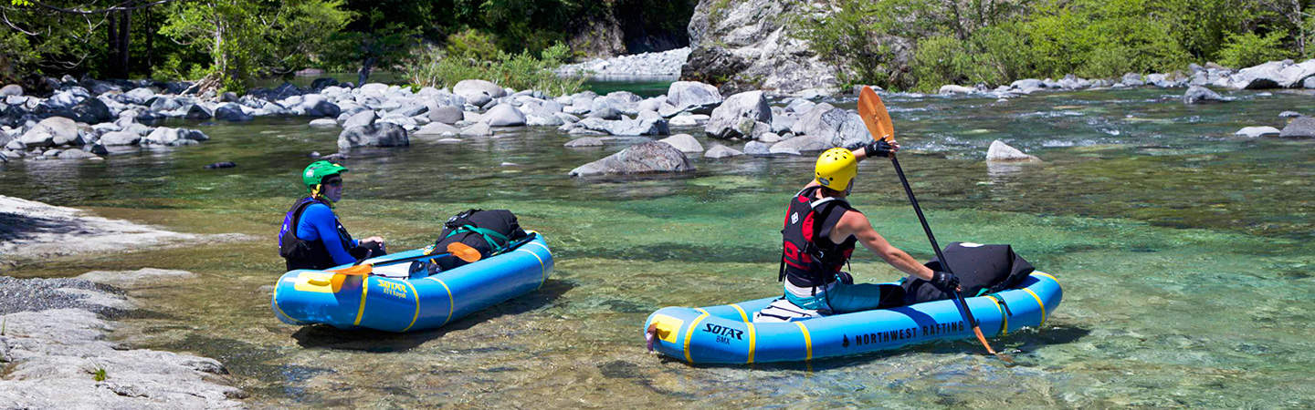 Inflatable kayaks are a great way to get down the Chetco River