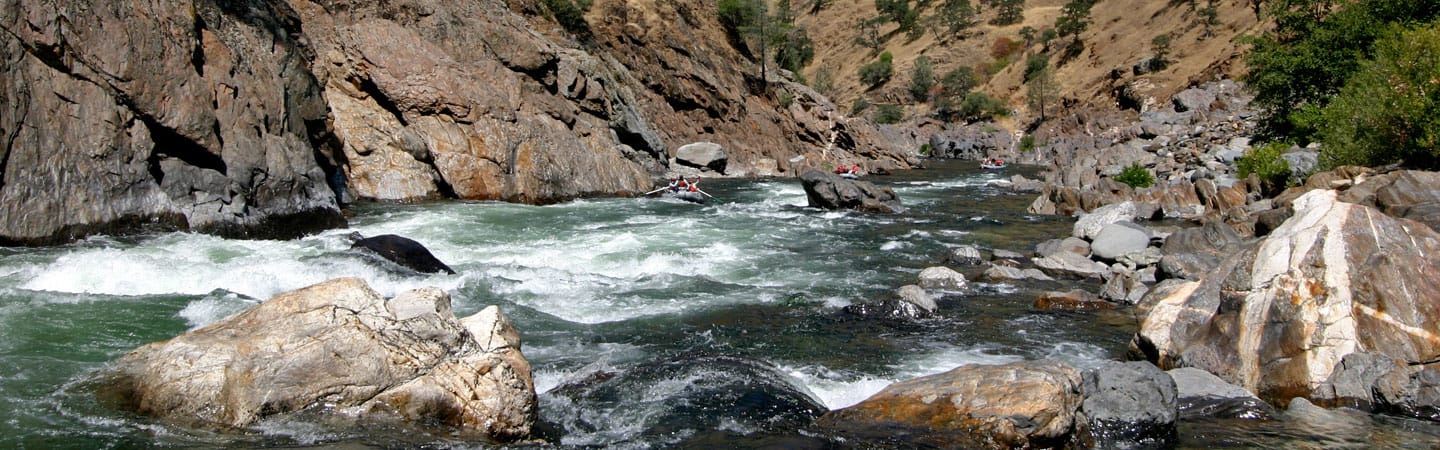 The lower half of Clavey Falls on the Tuolumne River