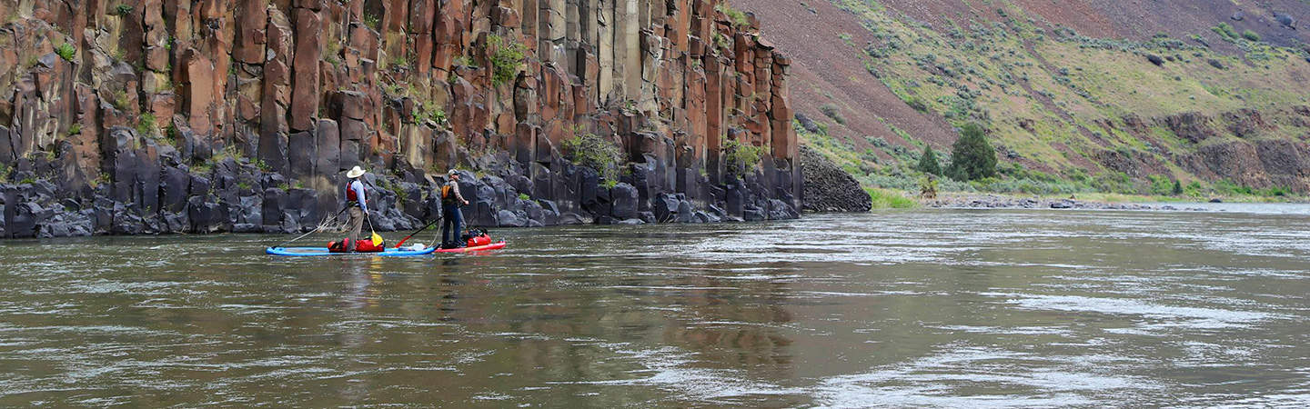 The John Day River flows through beautiful Basalt Geology