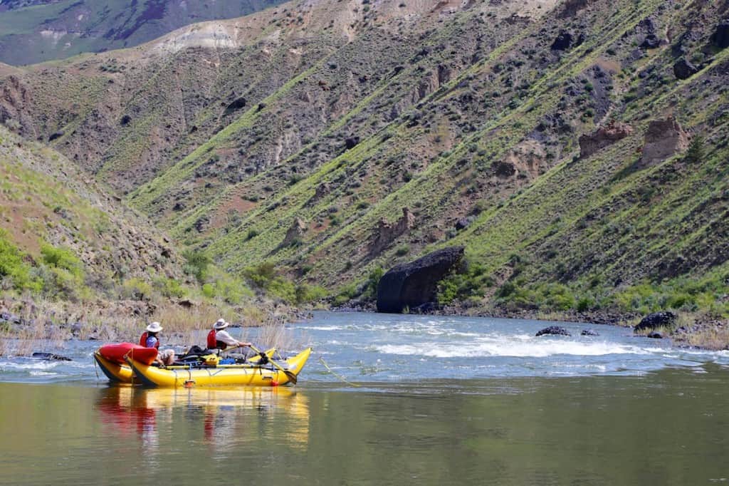 Rafting on Oregon's John Day River