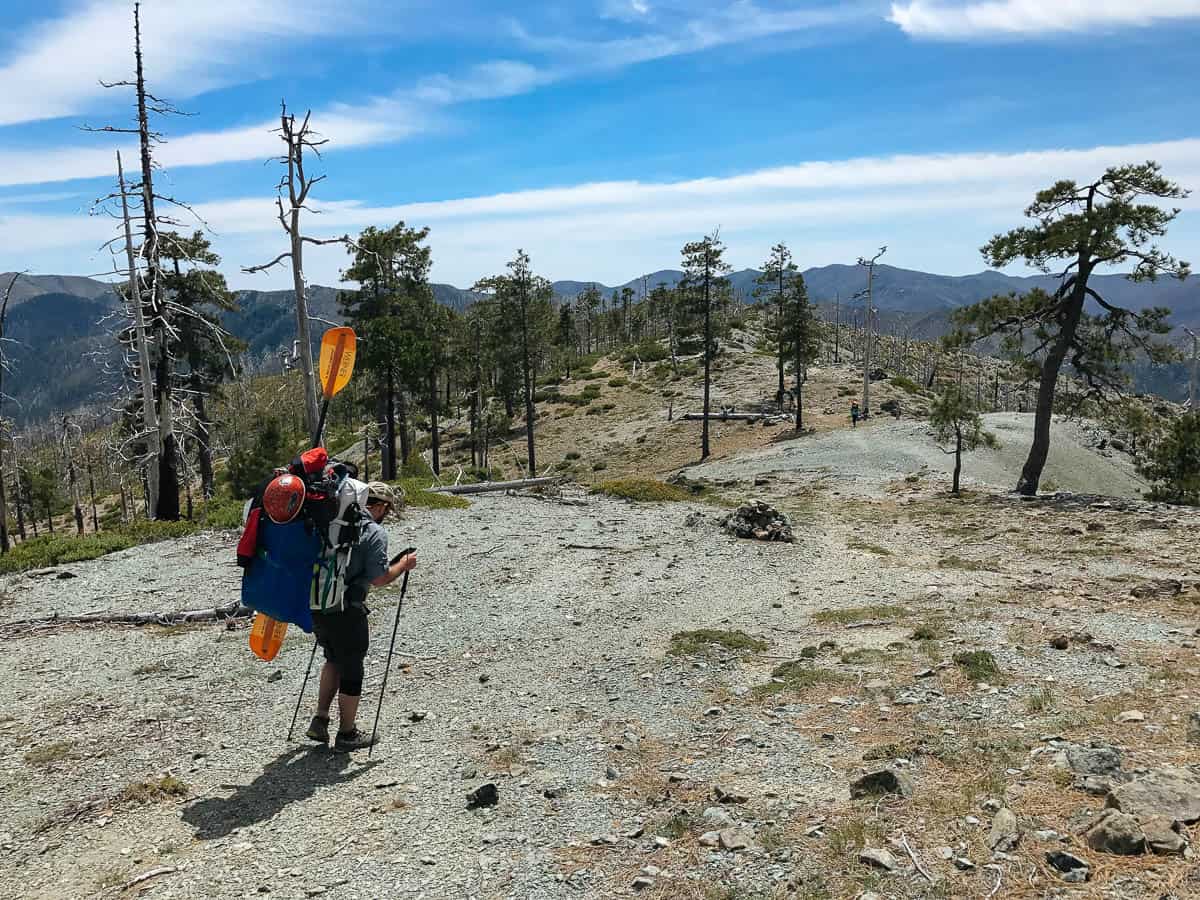 Hiking through the Moonscape