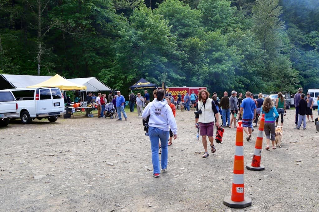 Vendor Area at the Upper Clackamas Whitewater Festival