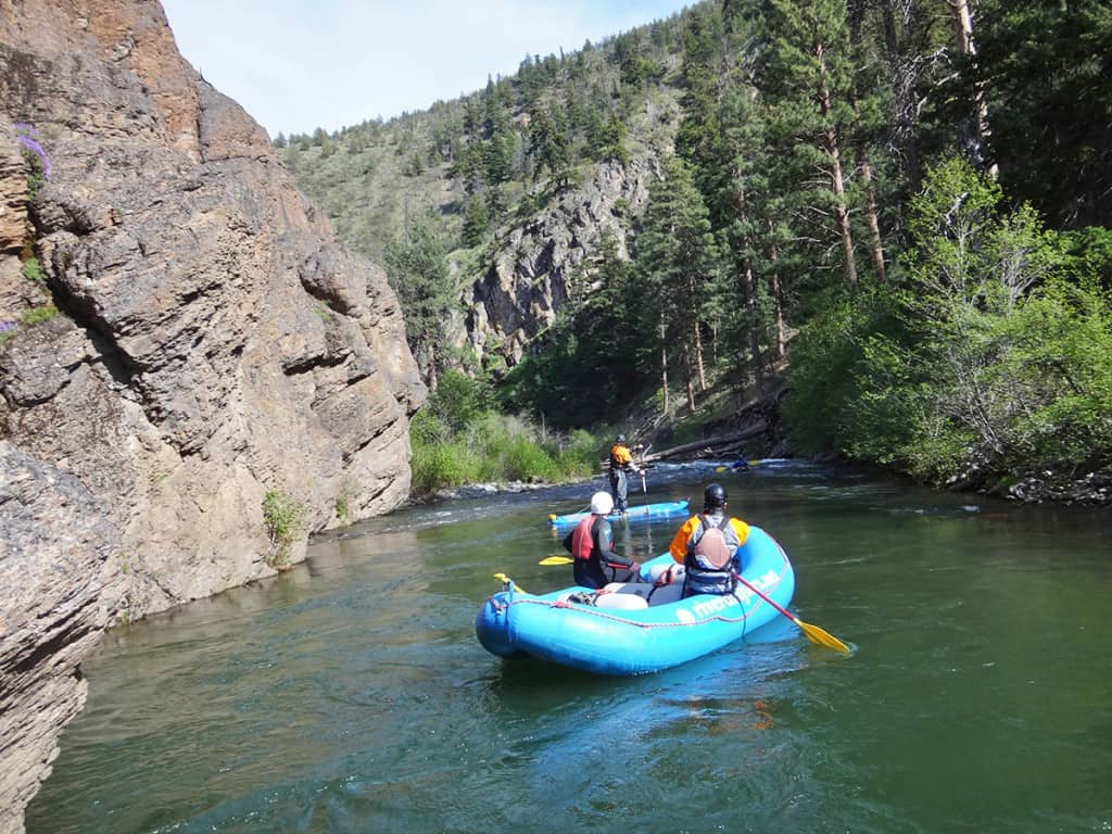 Typical desert canyon scenery on Oregon's White River