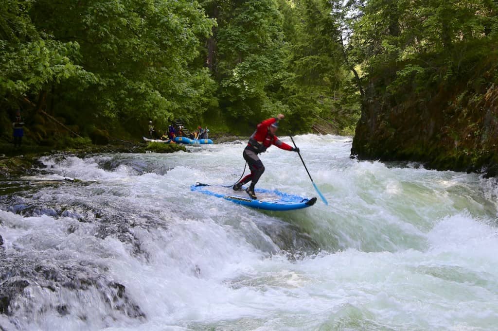 Badfish MCIT Board on the White Salmon RIver