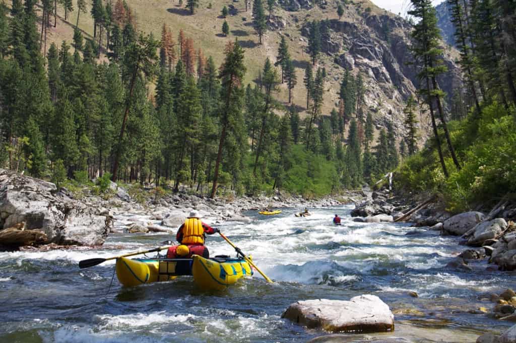 Grouse Creek Rapid on the South Fork of the Salmon River