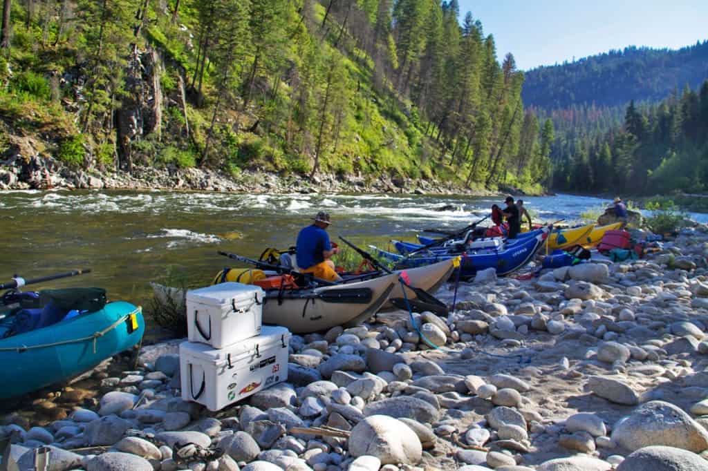 Putting in below the confluence with the Secesh River