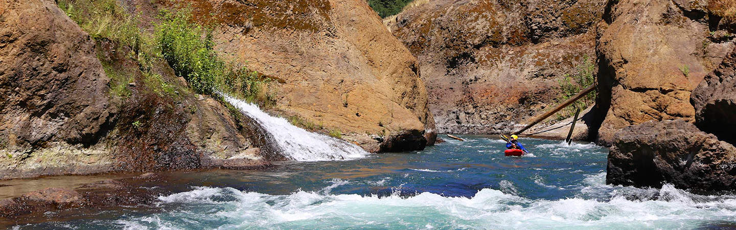 The White Salmon Narrows just above the site of the former Condit Dam