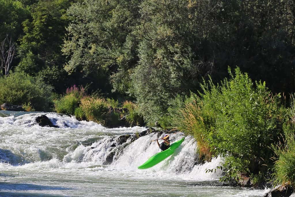 Kayaker at Ti’lomikh Falls