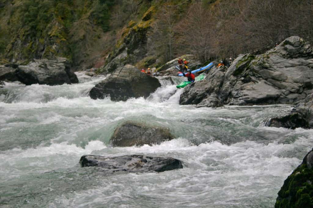 Airplane Turn Rapid on the Cal Salmon