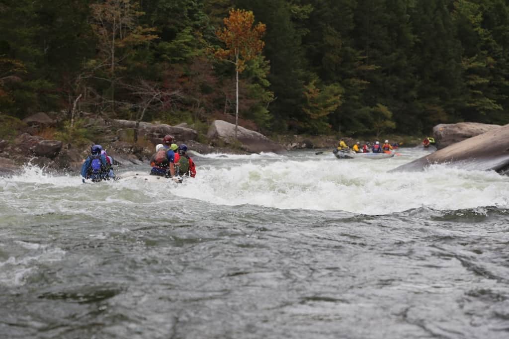 Insignificant is the first big rapid on the Upper Gauley