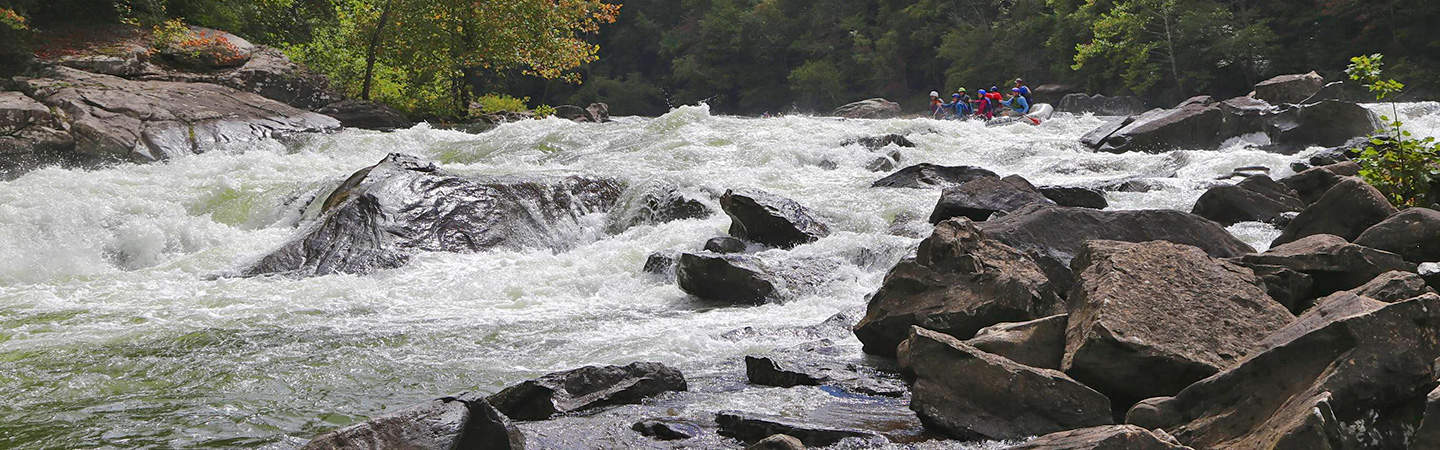 Entering Iron Ring Rapid on the Upper Gauley