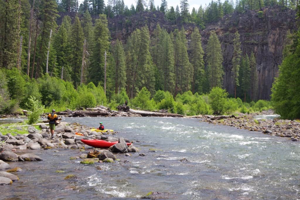 Kayaking the beautiful Klickitat River
