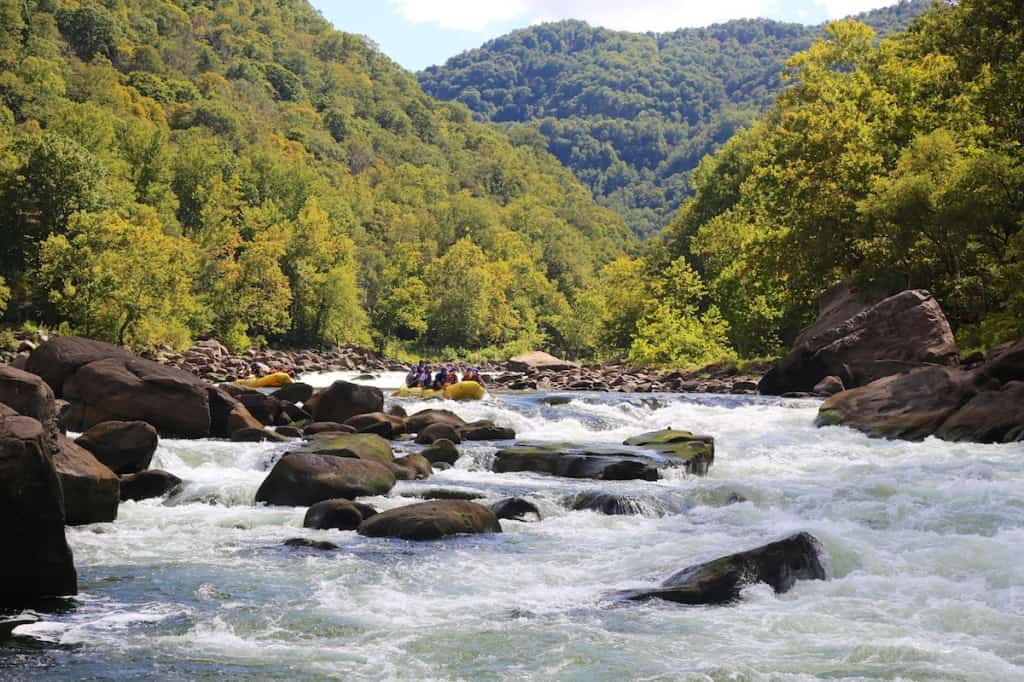 Lower Keeney Rapid on the Lower New River