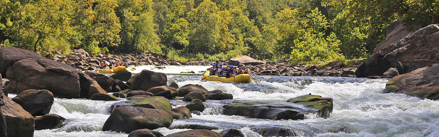 Rafting Lower Keeney on the New River