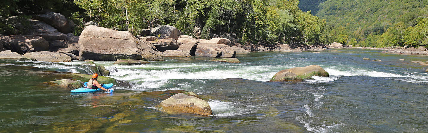 Kayaking on the Lower New River