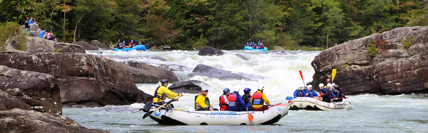 Below Pillow Rock Rapid on the Upper Gauley