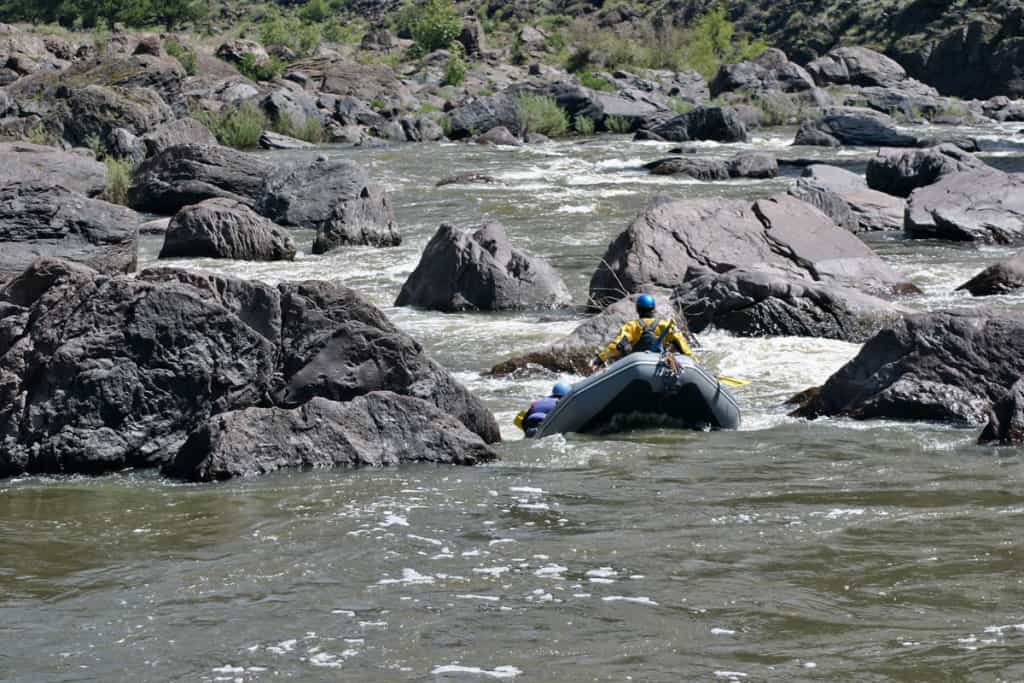 Dropping over The Ledge on the Middle Oywhee River