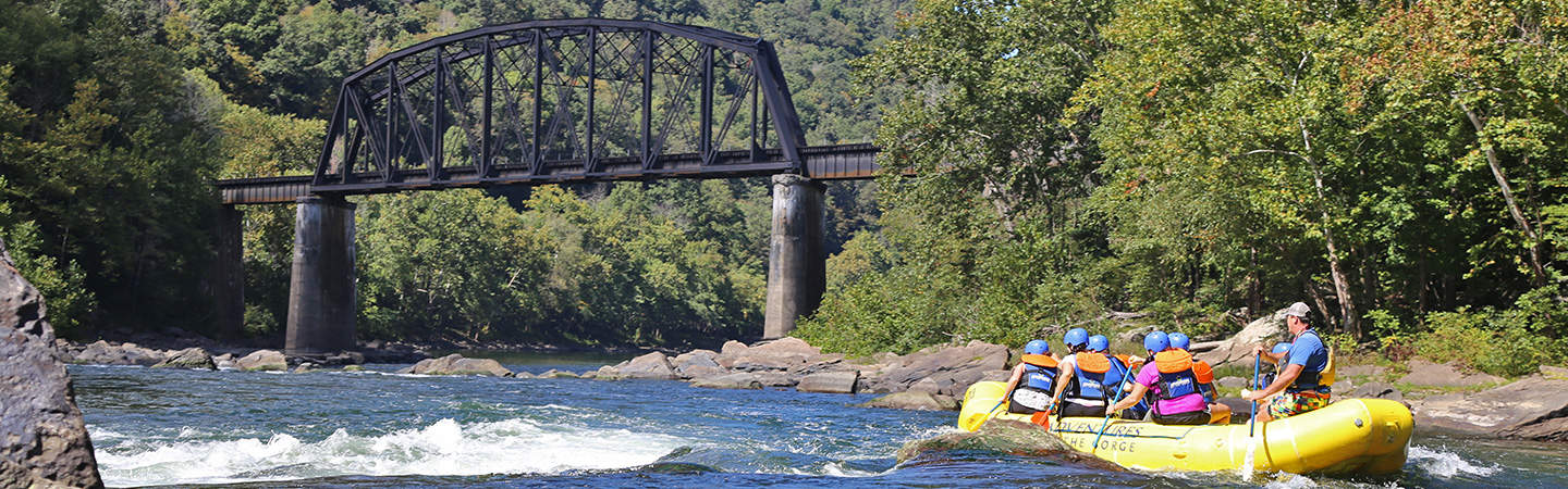 Upper Railroad Rapid on the New River