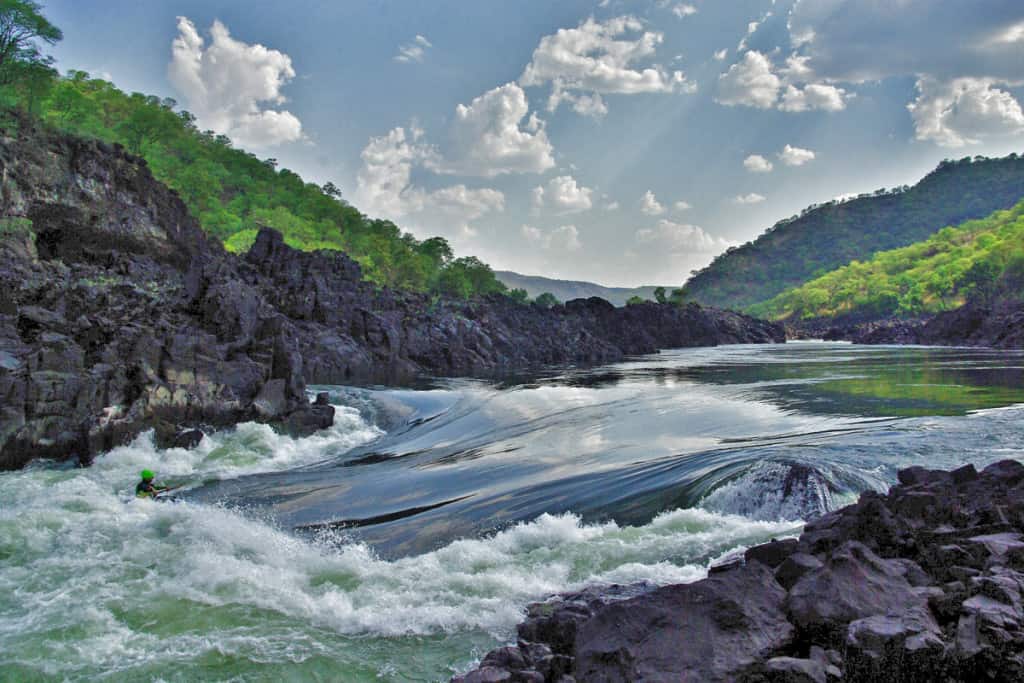 Downstream of #25, hidden gems like this surf wave at Narrows 4 await