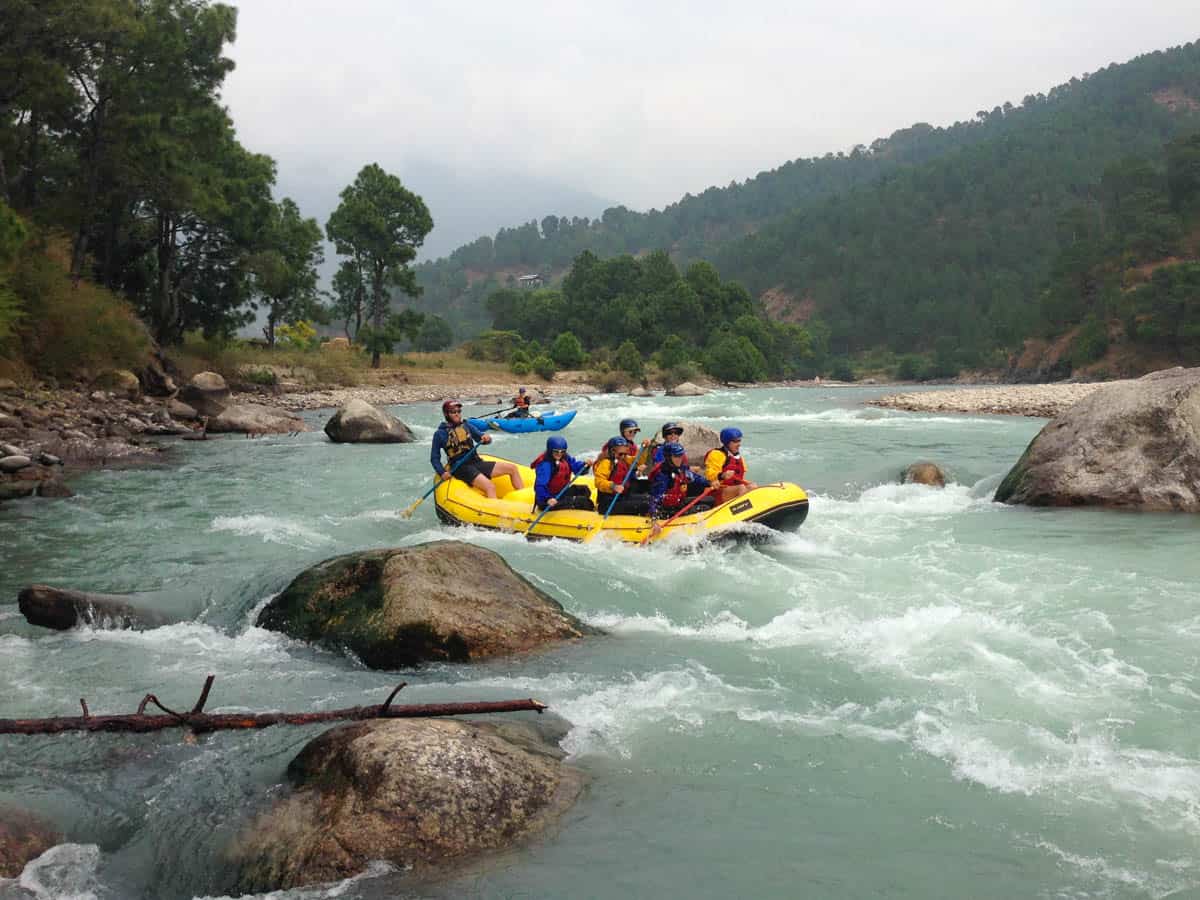 Strainer Paradise on the Lower Pho Chhu in Bhutan