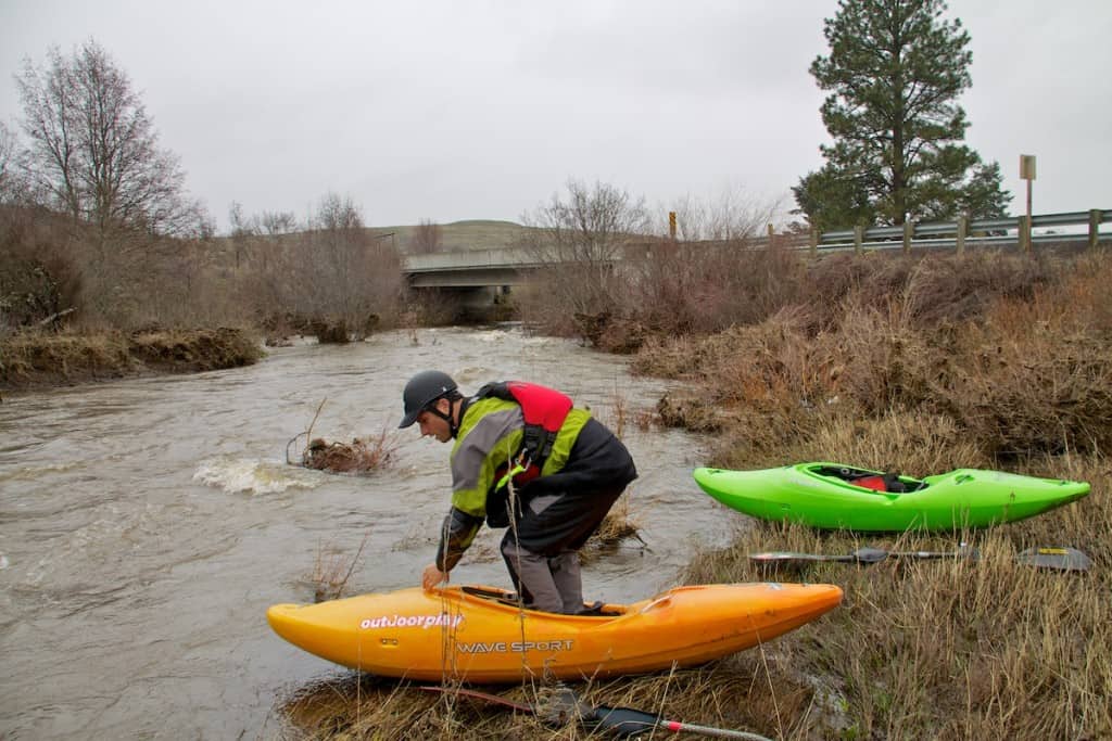 Put-in for the Little Klickitat River