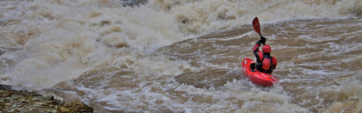 Big water (1200 cfs) on the Little Klickitat River