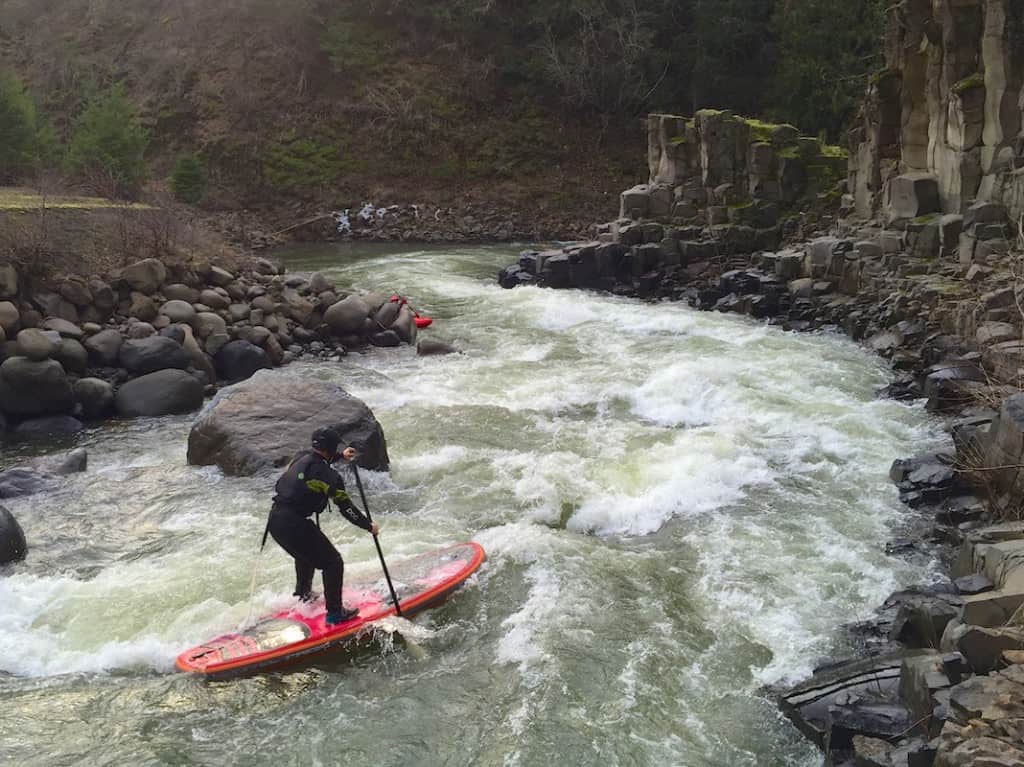 Starboard Astro Stream on the Hood River