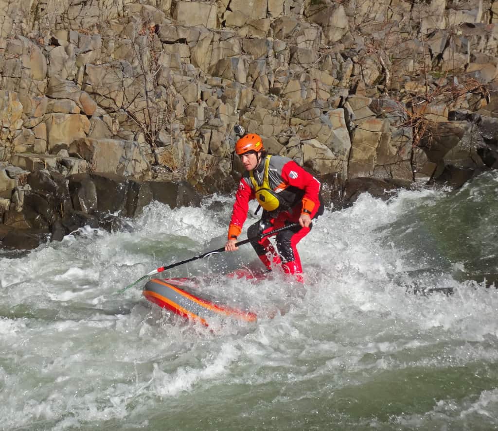 Dan Gavere on his Starboard Astro Stream SUP