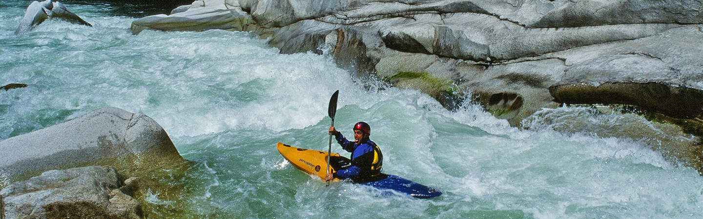 Timmy running “Before the Portage,” the rapid just before Granite Dome Falls