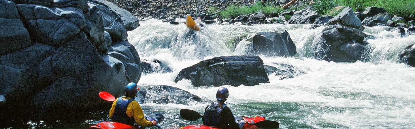 Chunky Monkey is one of the first big rapids on the Middle Fork of the Feather River