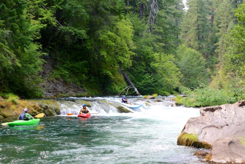 Second Ledge Rapid on the North Fork of the Rogue River