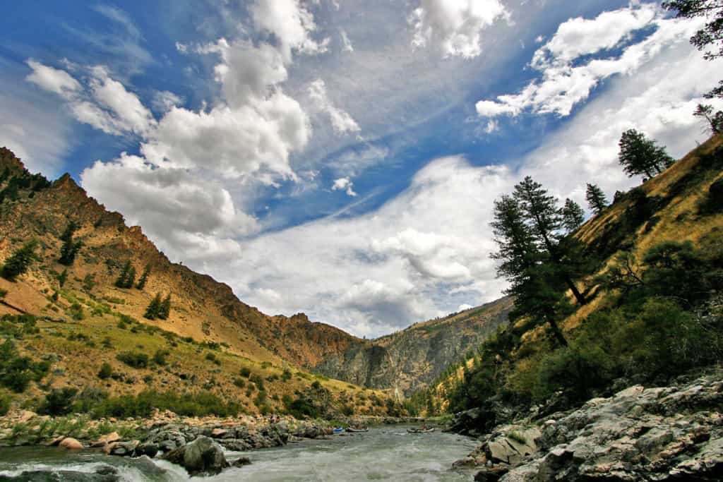 Scenery on the Middle Fork of the Salmon River