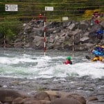 Kayak Slalom at the Upper Clackamas Whitewater Festival