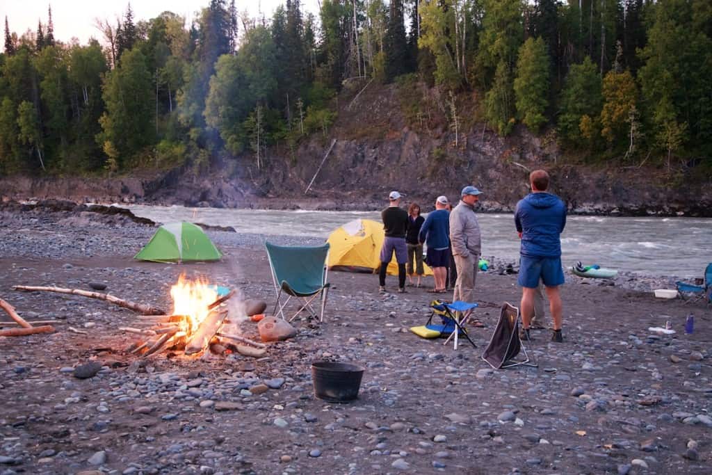 Shark Fin Camp on the Nass River