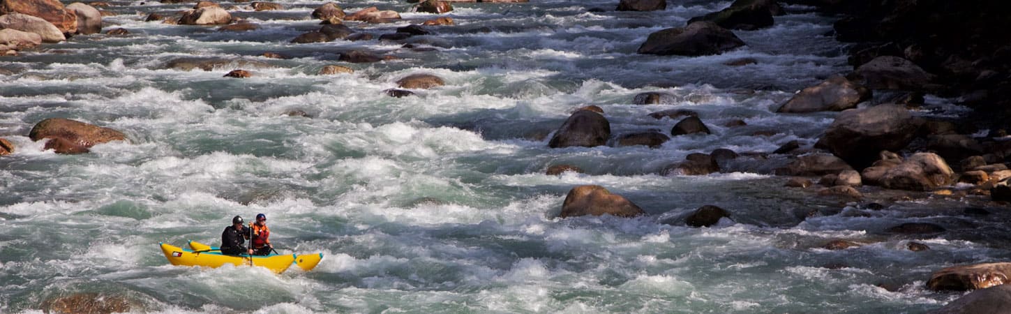 Rafting on the Upper Mo Chhu in Bhutan