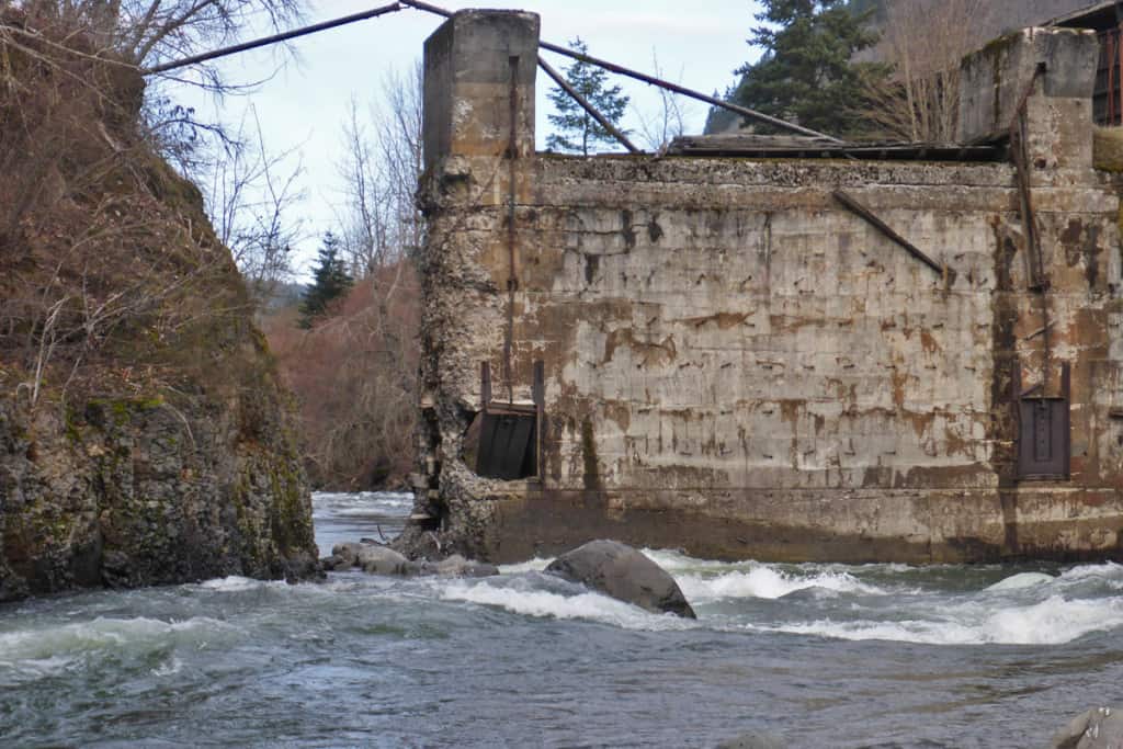 The Dam at Dee on the East Fork of the Hood River