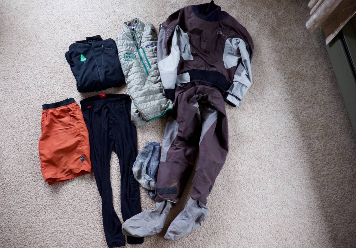 Dry Suit and Layers