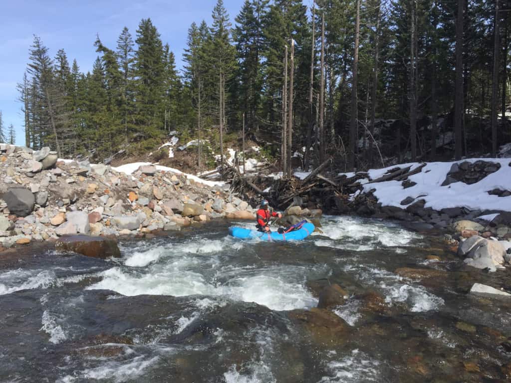 Below the Elliot Branch the river is steep with many blind corners