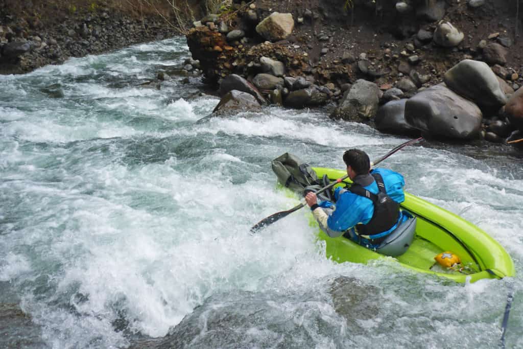 Fun whitewater on the Middle Fork of the Hood River
