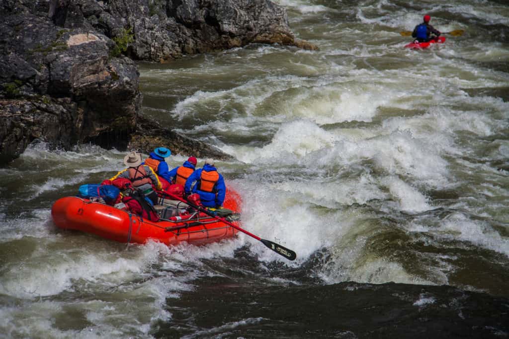 Pistol Creek Rapid at 6.5 feet