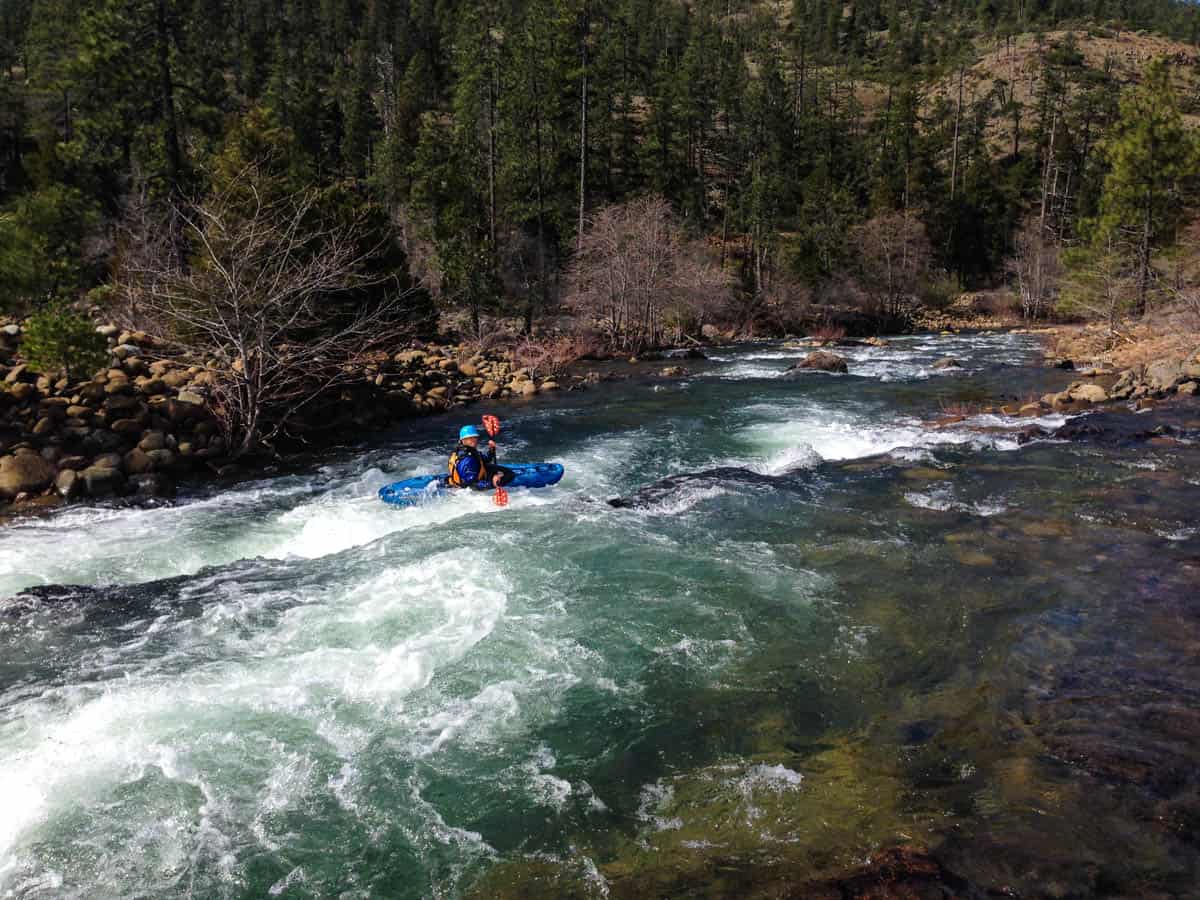 Kayaking the Shoals at Low Water