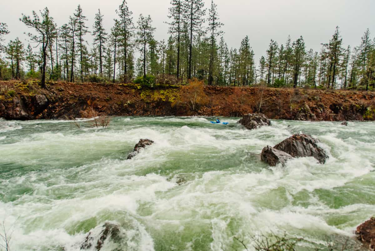 Boat Wrecker Rapid at high flows