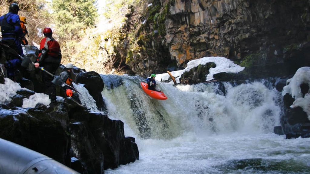 Kayaking Lava Falls on the White Salmon River