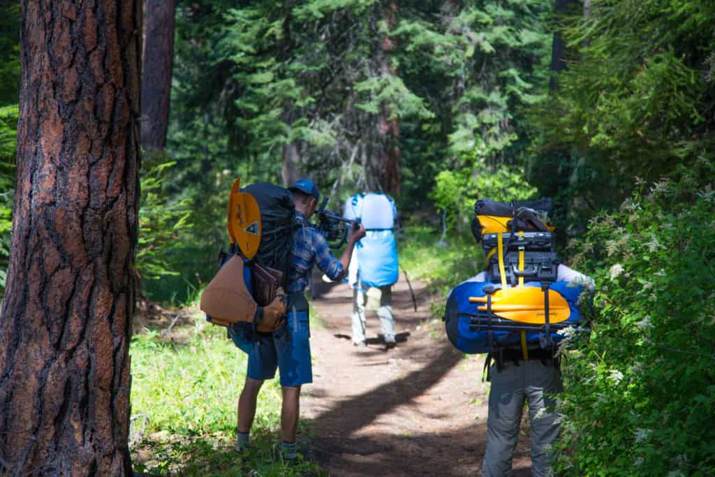 Hiking into the Wenaha River