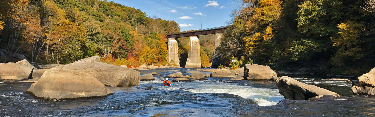 Railroad Rapid on the Lower Youghiogheny River