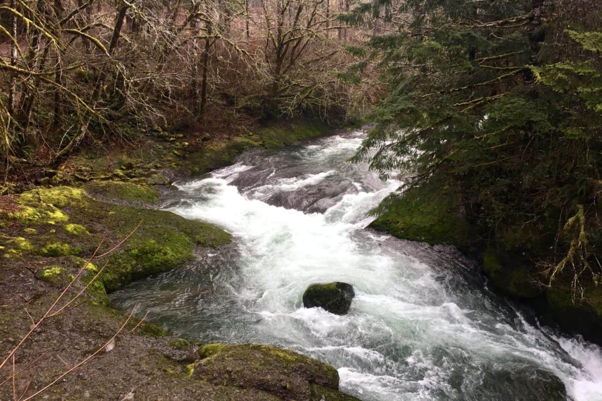 Bridge Rapid on Jordan Creek