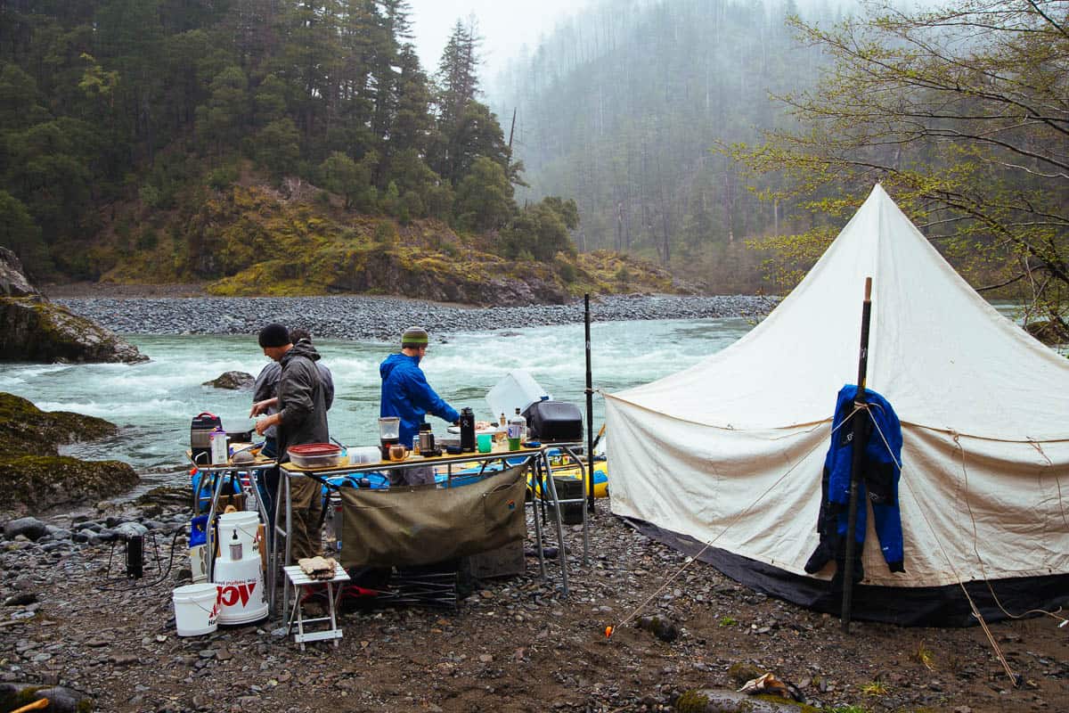 Camping on the Illinois River