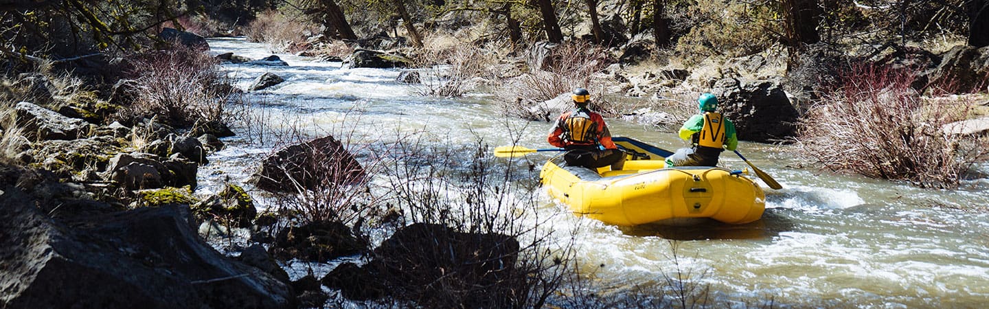 Raft on the North Fork of the Owyhee River