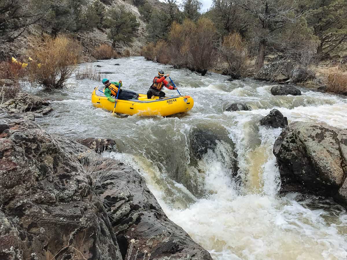 Wiedwalds Way Rapid on the North Fork of the Owyhee River